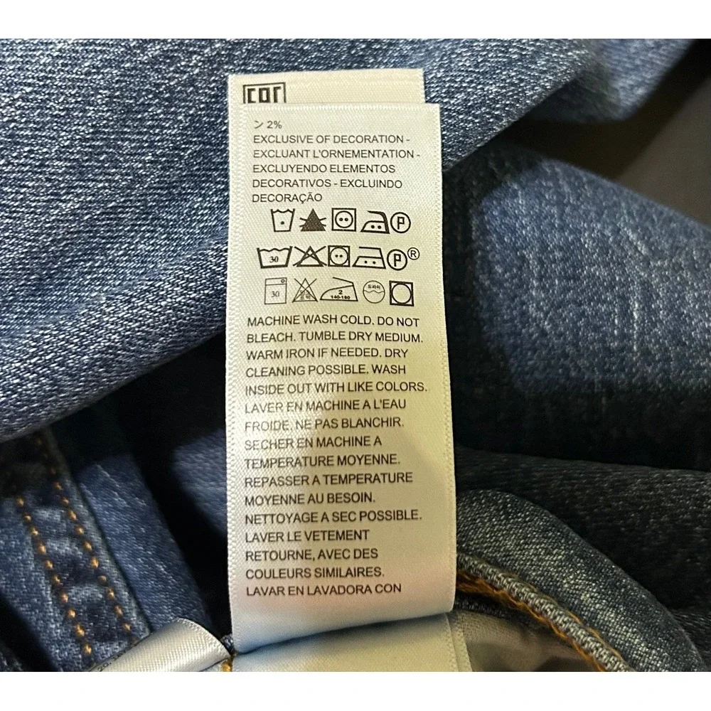 Levi's 511 Slim Jeans Mens 36x34 Blue Stretch Denim NEW Classic Casual Workwear